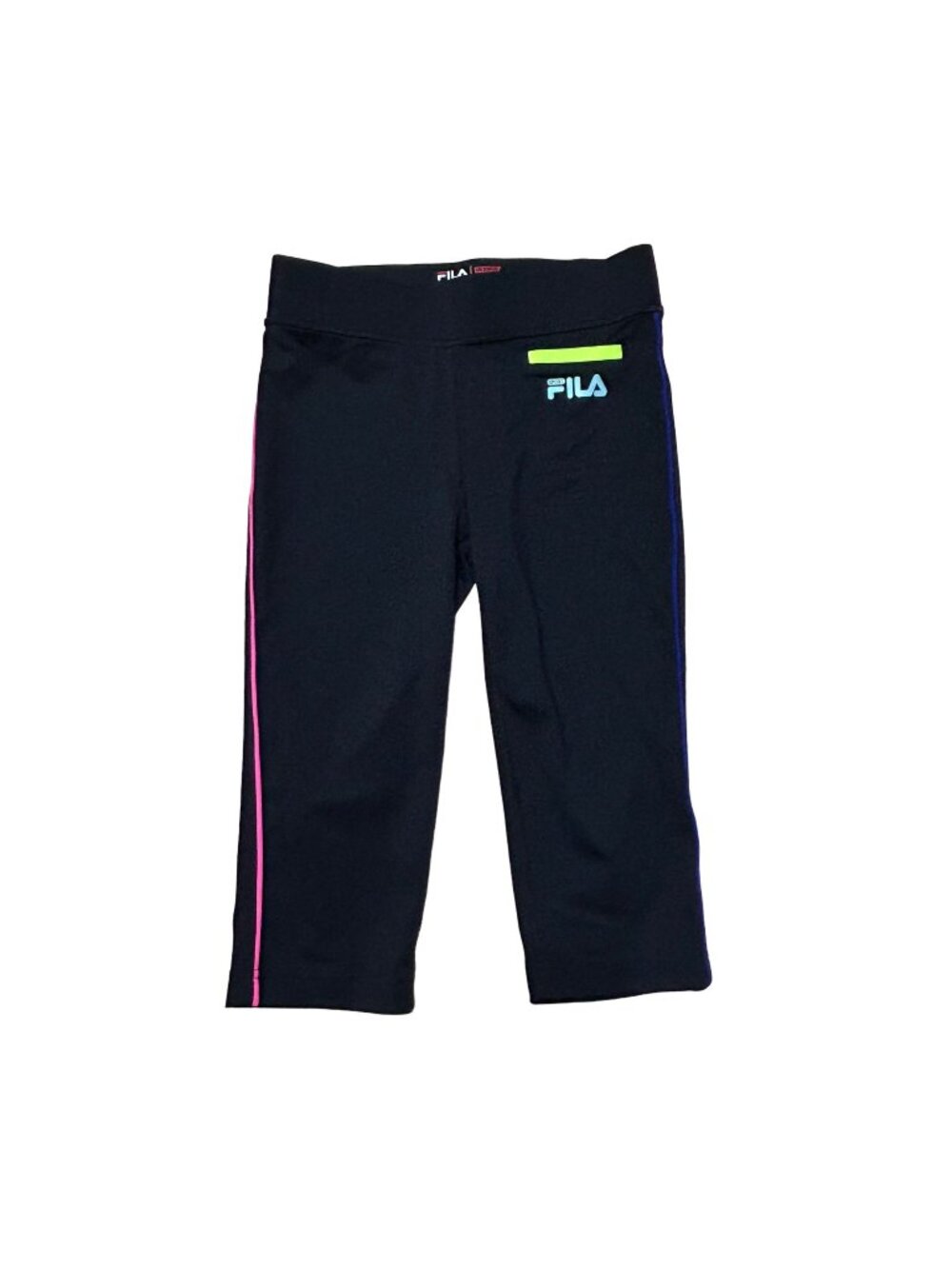 Fila sport live in motion black yoga leggings Girls size small - 8 1362